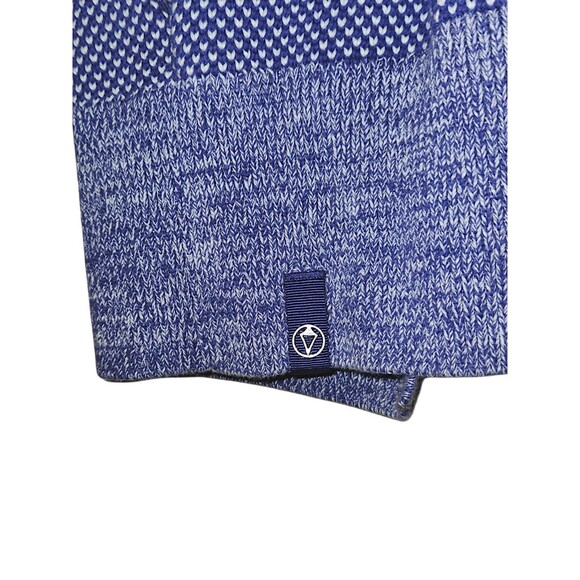 Ivivva Feeling Toasty Cardigan Wrap Sweater Girls 7 Blue Long Sleeve Lululemon - Picture 4 of 5